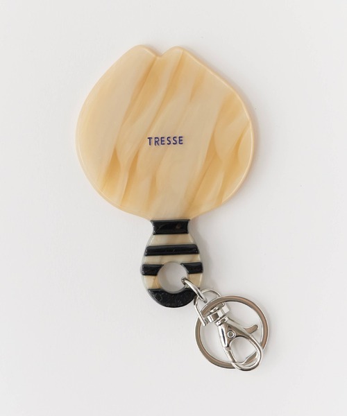 TRESSE トレス mirror cat   クリップ　鏡　ミラー TRESSE/トレス Cat mirror keycharm ミラー（手鏡/メイクミラー