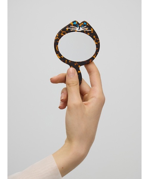 TRESSE トレス mirror cat   クリップ　鏡　ミラー TRESSE/トレス Cat mirror keycharm ミラー（手鏡/メイクミラー