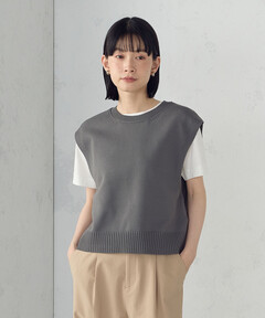 シアーインナークルーネックトップス（Tシャツ/カットソー）｜STYLE