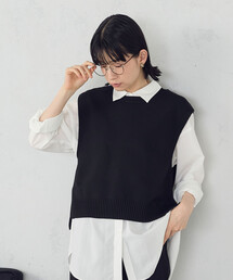 COMME CA ISM | ニットベスト(ベスト)