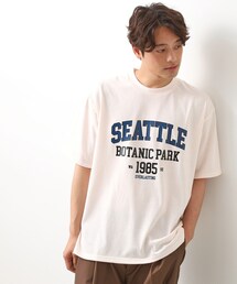 カレッジロゴ半袖Tシャツ /親子リンク/洗濯機OK