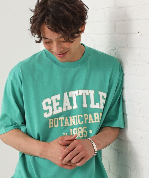 カレッジロゴ クルーネック 半袖 Tシャツ セール】カレッジロゴ半袖Tシャツ /親子リンク/洗濯機OK(T