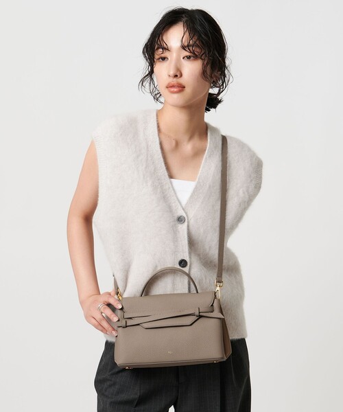 バッグ MIMI TOV＞MIMI バッグ BE/BL（ハンドバッグ）｜tov（トーヴ）の