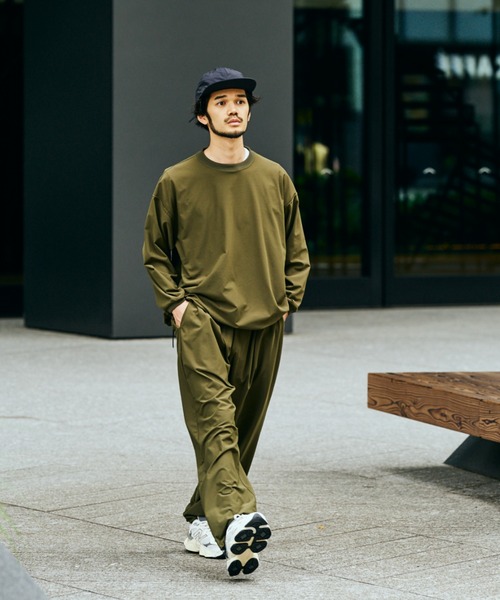 SUNNY  SPORTS（サニースポーツ）の「SUNNY SPORTS / サニースポーツ DRAWSTRING EASY PANTS Primeflex イージーパンツ（その他パンツ・メンズ・ブラック/ブラウン/オリーブ・MEDIUM/LARGE）」の11枚目の写真