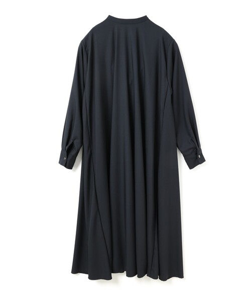 mizuiroind（ミズイロインド）の「mizuiro ind T/Rスタンドカラーフレアワンピース（ワンピース・レディース・ネイビー/ライトグレー/チャコールグレー/ブラック・FREE）」の20枚目の写真