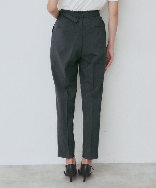 index（インデックス）の「ベルト付きストレッチテーパードパンツ/セットアップ可【洗濯機洗い可/吸水速乾/接触冷感】（その他パンツ・レディース・ライトベージュ/ブラック/チャコールグレー・42/40/38/36/34）」の16枚目の写真