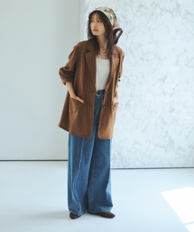 N.（N. Natural Beauty Basic） | ベルテッドワイドデニムパンツ(デニムパンツ)