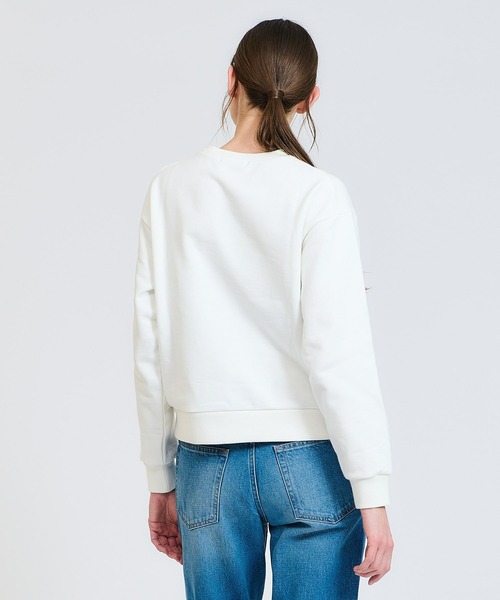 blanc basque(ブランバスク)の「BLANC basque / ロゴスウェット《ESTNATION EXCLUSIVE》(スウェット・レディース・ブラック/ホワイト・FREE)」の5枚目の写真