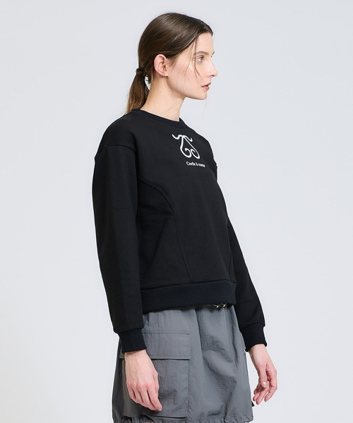 blanc basque(ブランバスク)の「BLANC basque / ロゴスウェット《ESTNATION EXCLUSIVE》(スウェット・レディース・ブラック/ホワイト・FREE)」の7枚目の写真