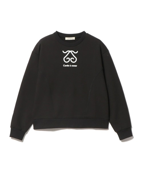 blanc basque(ブランバスク)の「BLANC basque / ロゴスウェット《ESTNATION EXCLUSIVE》(スウェット・レディース・ブラック/ホワイト・FREE)」の11枚目の写真