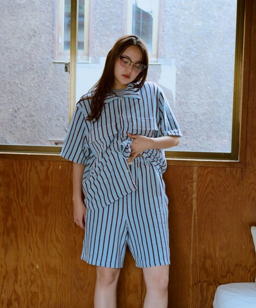 common gull products.(コモンガルプロダクツ)の「夏の手のひらの上にあるパンツ(その他パンツ・レディース・ブルー系/イエロー系・MEDIUM/SMALL/LARGE)」の11枚目の写真