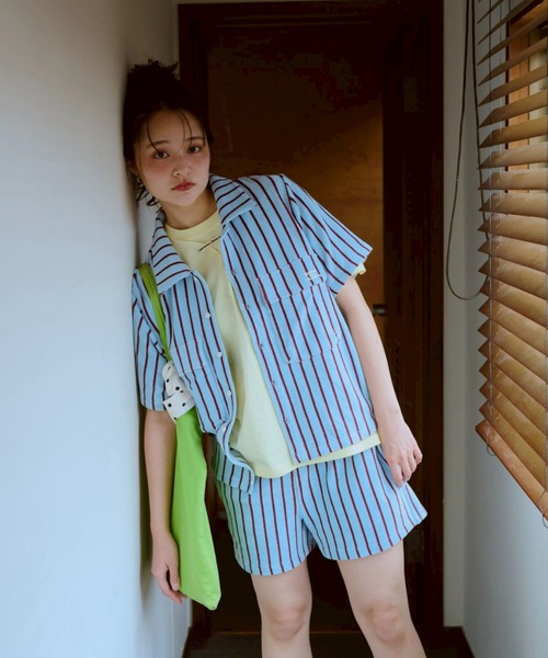 common gull products.(コモンガルプロダクツ)の「夏の手のひらの上にあるパンツ(その他パンツ・レディース・ブルー系/イエロー系・MEDIUM/SMALL/LARGE)」の22枚目の写真