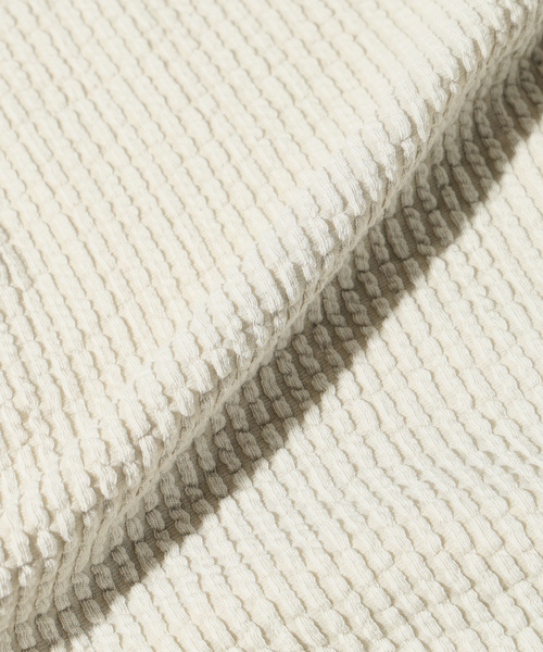 RIDING HIGH（ライディングハイ）の「RIDING HIGH/ ライディングハイ 別注 シアサッカージャージ Tシャツ（Tシャツ/カットソー・メンズ・アイボリー/ブラック系その他・MEDIUM/LARGE）」の10枚目の写真