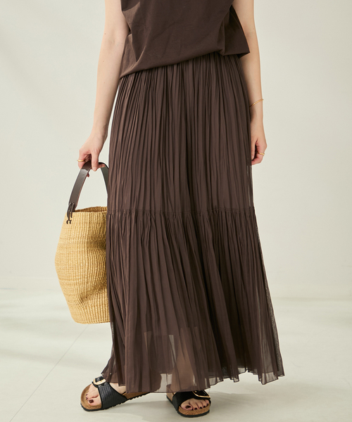 plage プラージュ　タフタバルーンスカート　ベージュ　36サイズ　美品 plage プラージュ タフタバルーンスカート ベージュ 36サイズ 美