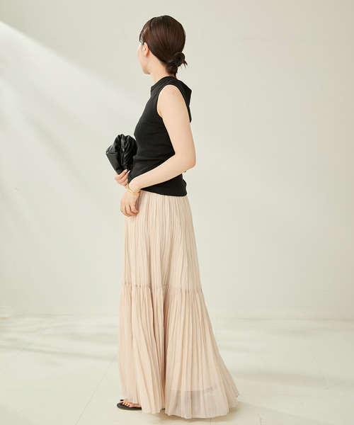 plage プラージュ スカート セール】TIERED PLEATS スカート（スカート）｜Plage