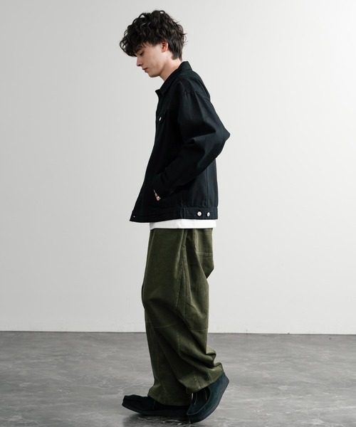 Rocky Monroe(ロッキーモンロー)の「コーデュロイパネル切り替えイージーワイドエッグパンツ(その他パンツ・メンズ・グリーン/ネイビー・マルチサイズ)」の8枚目の写真