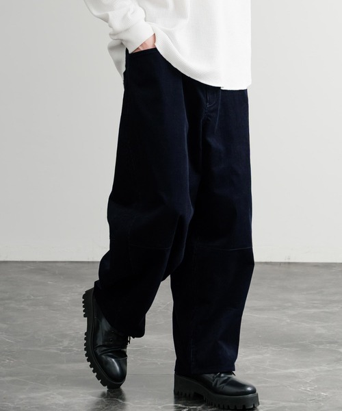 Rocky Monroe(ロッキーモンロー)の「コーデュロイパネル切り替えイージーワイドエッグパンツ(その他パンツ・メンズ・グリーン/ネイビー・マルチサイズ)」の10枚目の写真