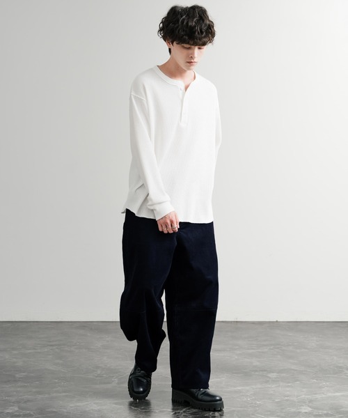 Rocky Monroe(ロッキーモンロー)の「コーデュロイパネル切り替えイージーワイドエッグパンツ(その他パンツ・メンズ・グリーン/ネイビー・マルチサイズ)」の13枚目の写真