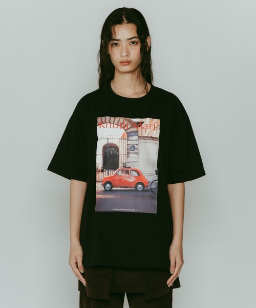 vintage print T shirt(unisex)（Tシャツ/カットソー）｜Knuth