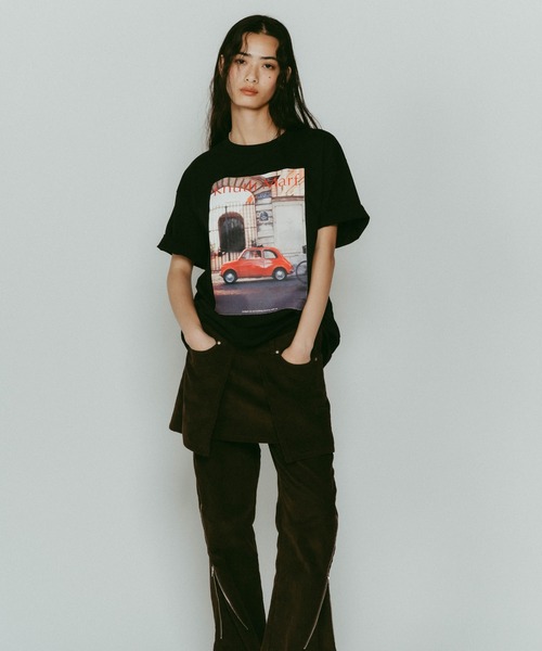vintage print T shirt(unisex)（Tシャツ/カットソー）｜Knuth