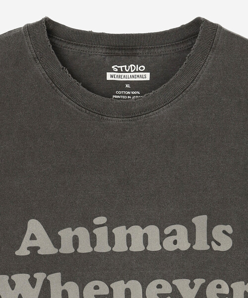 STUDIO WEAREALLANIMALS | 〈別注〉Whenever Wherever 半袖T