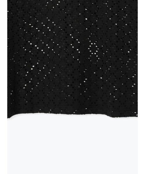 Lugnoncure（ルノンキュール）の「カットレースハーフスリーブトップス（その他トップス・レディース・ブラック/チャコールグレー/オフホワイト・F）」の19枚目の写真