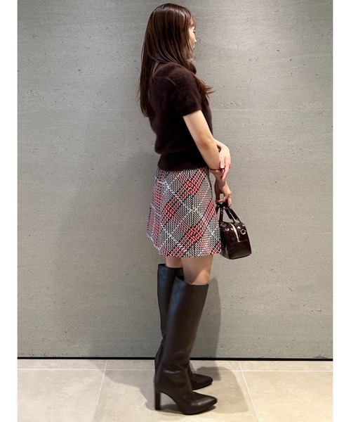 SNIDEL（スナイデル）の「Sustainableロービングチェックミニ