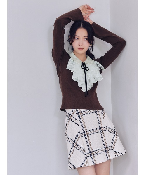 セール】Sustainableロービングチェックミニスカート（スカート