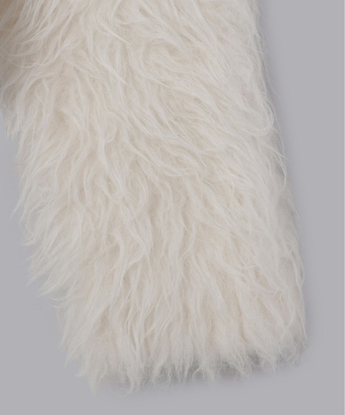 Olu.（オルドット）の「ボリュームロングシャギーカーディガン（カーディガン/ボレロ・レディース・ブルー/アッシュグレー/アイボリー/ベビーピンク・FREE）」の9枚目の写真