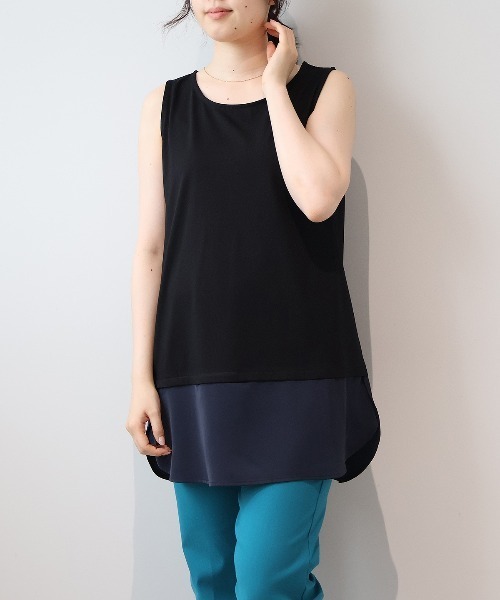 L～5L 大きいサイズ】レイヤードタンクトップ（タンクトップ）｜MB