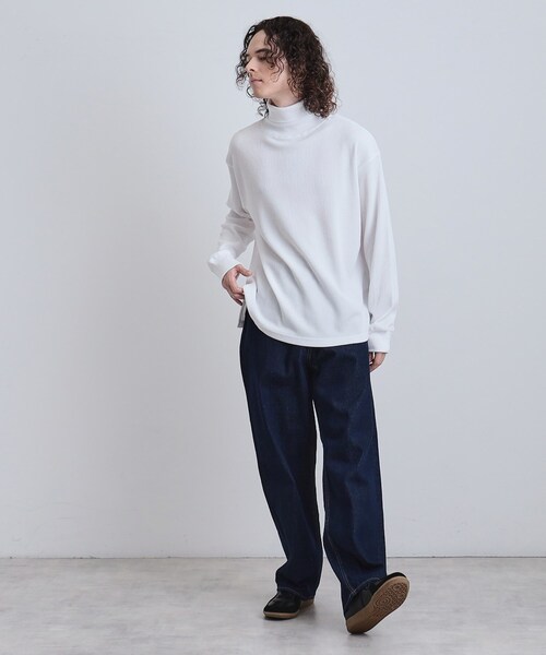 tk.TAKEO KIKUCHI（ティーケータケオキクチ）の「バギーデニムパンツ（デニムパンツ・メンズ・ライトブルー/ブルー系その他・02/03/04）」の4枚目の写真