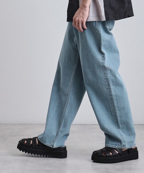 tk.TAKEO KIKUCHI（ティーケータケオキクチ）の「バギーデニムパンツ（デニムパンツ・メンズ・ライトブルー/ブルー系その他・02/03/04）」の7枚目の写真