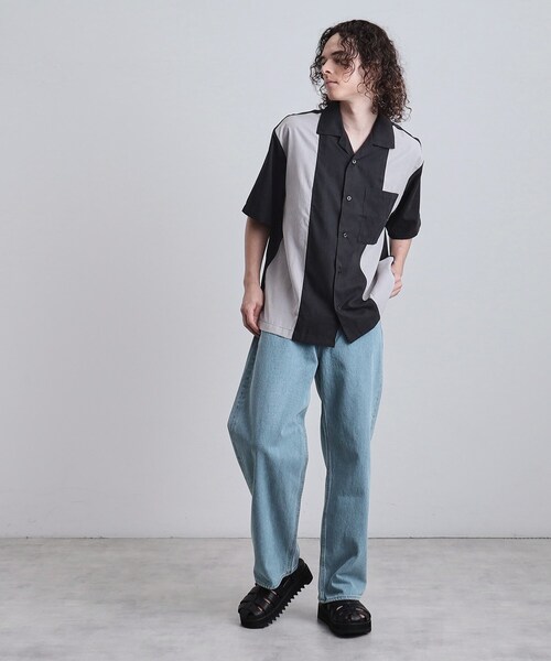 tk.TAKEO KIKUCHI（ティーケータケオキクチ）の「バギーデニムパンツ（デニムパンツ・メンズ・ライトブルー/ブルー系その他・02/03/04）」の8枚目の写真