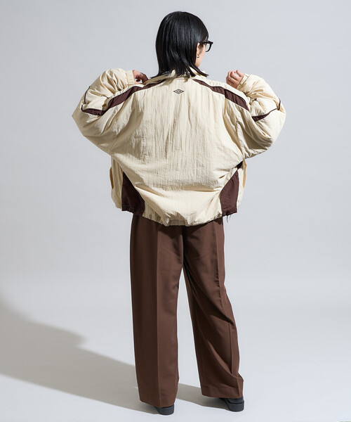 FREAK'S STORE(フリークスストア)の「スラックス イージーパンツ/チェックパンツ/タックワイドパンツ(スラックス・レディース・ダークブラウン/ブラウン/グレー/ブラック/ダークグレー・MEDIUM/SMALL)」の11枚目の写真