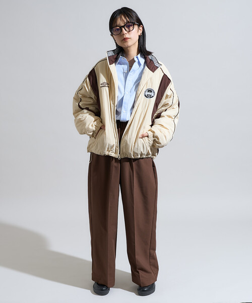 FREAK'S STORE(フリークスストア)の「スラックス イージーパンツ/チェックパンツ/タックワイドパンツ(スラックス・レディース・ダークブラウン/ブラウン/グレー/ブラック/ダークグレー・MEDIUM/SMALL)」の12枚目の写真