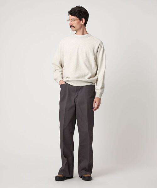 Steven Alan（スティーブンアラン）の「＜Steven Alan＞ CR ウラケ フリーダムスリーブ クルーネック スウェット（スウェット・メンズ・グレー/ダークグリーン/ブラック・S/M/L/XL）」の5枚目の写真