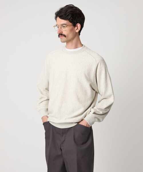 Steven Alan（スティーブンアラン）の「＜Steven Alan＞ CR ウラケ フリーダムスリーブ クルーネック スウェット（スウェット・メンズ・グレー/ダークグリーン/ブラック・S/M/L/XL）」の7枚目の写真