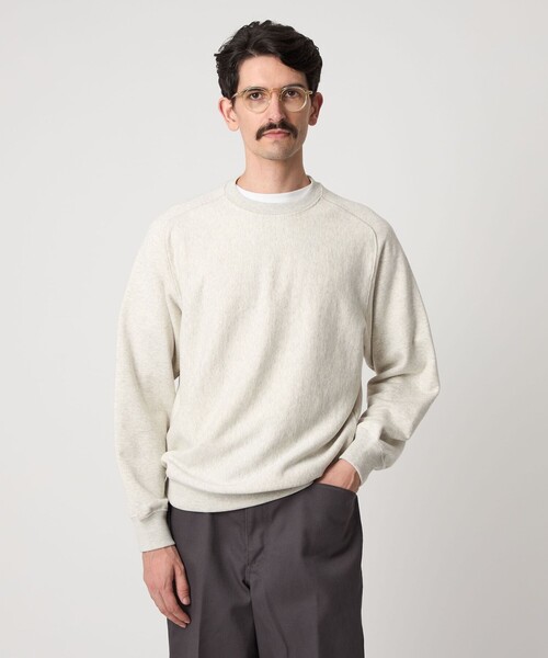 セール】＜Steven Alan＞ CR ウラケ フリーダムスリーブ クルーネック