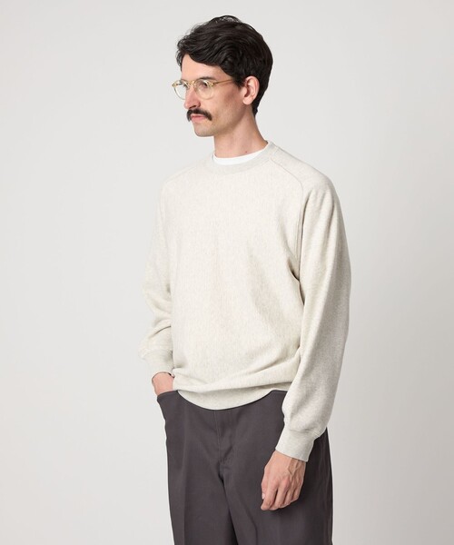 Steven Alan（スティーブンアラン）の「＜Steven Alan＞ CR ウラケ フリーダムスリーブ クルーネック スウェット（スウェット・メンズ・グレー/ダークグリーン/ブラック・S/M/L/XL）」の10枚目の写真