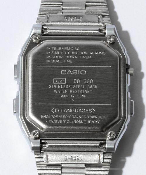 B:MING by BEAMS(ビーミングバイビームス)の「CASIO / DB-380-1(アナログ腕時計・メンズ・シルバー・ONE SIZE)」の4枚目の写真