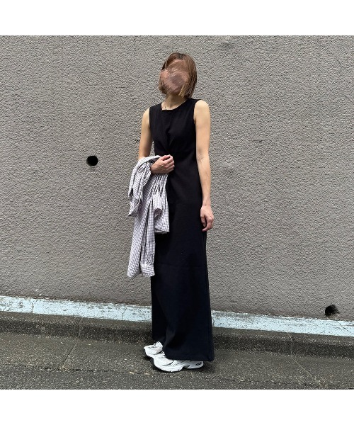 Fluffy BROTHERS(フラッフィーブラザーズ)の「カップ付きワンピース(ワンピース・レディース・ブルー/ブラック・S/M/L)」の3枚目の写真