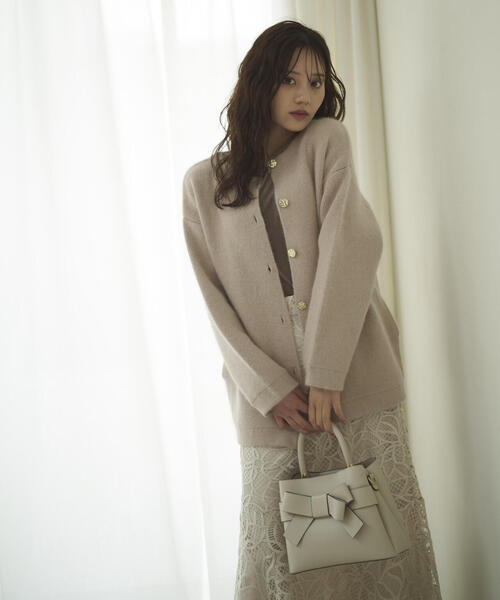 PROPORTION BODY DRESSING(プロポーションボディドレッシング)の「ケミカルレースマーメイドスカート / 1215220910(スカート・レディース・ダークグレー/ベージュ/ブラウン系その他・SMALL/P/S/MEDIUM)」の6枚目の写真