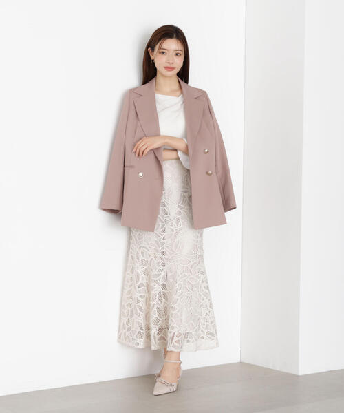 PROPORTION BODY DRESSING(プロポーションボディドレッシング)の「ケミカルレースマーメイドスカート / 1215220910(スカート・レディース・ダークグレー/ベージュ/ブラウン系その他・SMALL/P/S/MEDIUM)」の17枚目の写真