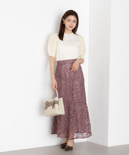 PROPORTION BODY DRESSING(プロポーションボディドレッシング)の「ケミカルレースマーメイドスカート / 1215220910(スカート・レディース・ダークグレー/ベージュ/ブラウン系その他・SMALL/P/S/MEDIUM)」の20枚目の写真