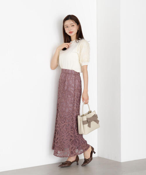 PROPORTION BODY DRESSING(プロポーションボディドレッシング)の「ケミカルレースマーメイドスカート / 1215220910(スカート・レディース・ダークグレー/ベージュ/ブラウン系その他・SMALL/P/S/MEDIUM)」の22枚目の写真