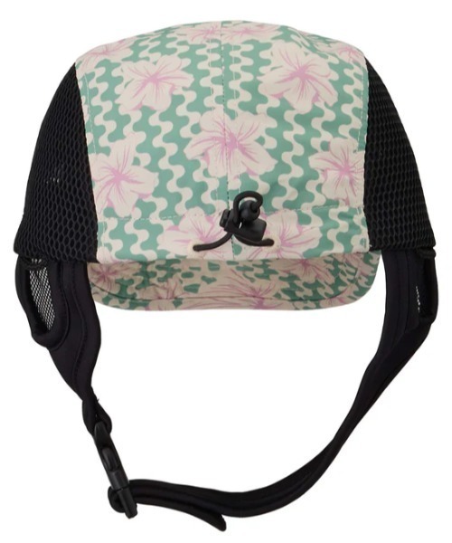 ROXY（ロキシー）の「WR UV WATER SURF CAP /ロキシー撥水あごベルト付きサーフキャップ（帽子）（キャップ・レディース・ブラック/グリーン・FREE）」の9枚目の写真