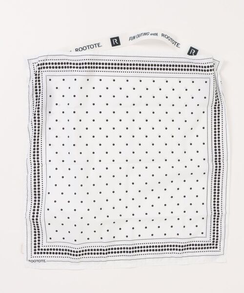 ROOTOTE(ルートート)の「【ROOTOTE】LT.TALL.スカーフバッグ-A 3664(トートバッグ・レディース・その他1/ネイビー/ピンク/ブラック/ライトブルー/その他2/ネイビー系1/ブルー系その他/ピンク系1/ホワイト系1/ホワイト系2/ホワイト/オレンジ/グリーン/ミント/レッド/ピンク系2/ピンク系3/アイボリー/ブルー系2/イエロー/ネイビー系2/ブルー/パープル/ブラック系1・FREE)」の2枚目の写真