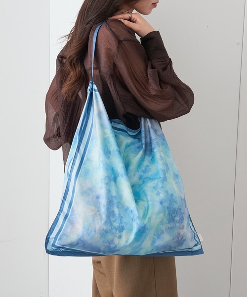 ROOTOTE(ルートート)の「【ROOTOTE】LT.TALL.スカーフバッグ-A 3664(トートバッグ・レディース・その他1/ネイビー/ピンク/ブラック/ライトブルー/その他2/ネイビー系1/ブルー系その他/ピンク系1/ホワイト系1・FREE)」の5枚目の写真