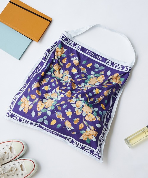 ROOTOTE(ルートート)の「【ROOTOTE】LT.TALL.スカーフバッグ-A 3664(トートバッグ・レディース・その他1/ネイビー/ピンク/ブラック/ライトブルー/その他2/ネイビー系1/ブルー系その他/ピンク系1/ホワイト系1・FREE)」の4枚目の写真