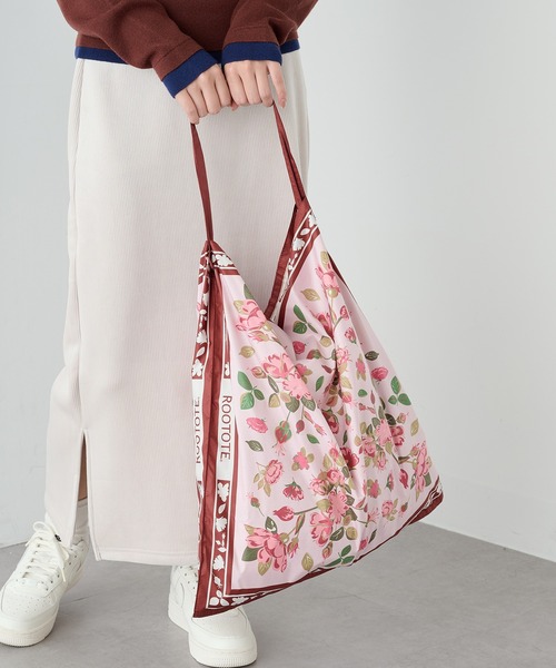ROOTOTE(ルートート)の「【ROOTOTE】LT.TALL.スカーフバッグ-A 3664(トートバッグ・レディース・その他1/ネイビー/ピンク/ブラック/ライトブルー/その他2/ネイビー系1/ブルー系その他/ピンク系1/ホワイト系1・FREE)」の7枚目の写真
